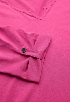 New Trikåtopp med 3/4-långa ärmar Toppar & T-Shirts|Plus Size