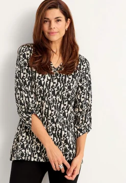 Best Trikåtopp med 3/4-långa ärmar Toppar & T-Shirts|Plus Size