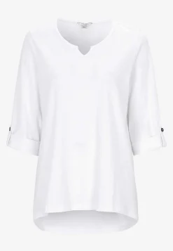 Hot Trikåtopp med 3/4-långa ärmar Toppar & T-Shirts|Plus Size