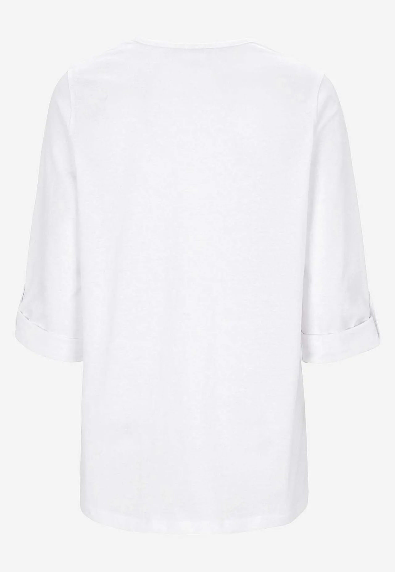 Hot Trikåtopp med 3/4-långa ärmar Toppar & T-Shirts|Plus Size