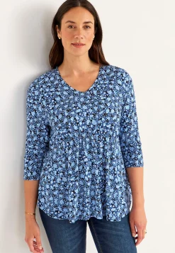 Sale Trikåtopp med 3/4-ärm Toppar & T-Shirts|Plus Size