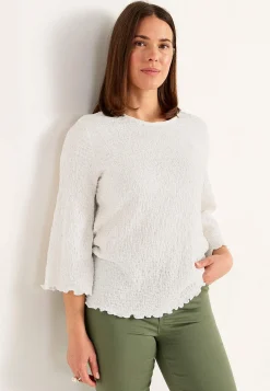 Sale Trikåtopp med struktur Toppar & T-Shirts|Plus Size