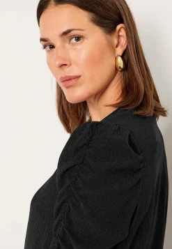 Hot Trikåtopp med struktur Toppar & T-Shirts|Plus Size