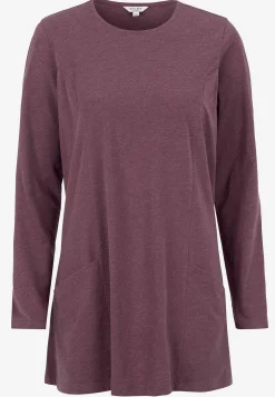 New Trikåtunika med fickor Tunikor|Plus Size