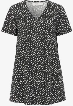 Clearance Trikåtunika med fickor Tunikor|Plus Size