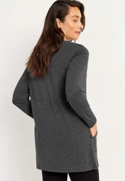 New Trikåtunika med fickor Tunikor|Plus Size