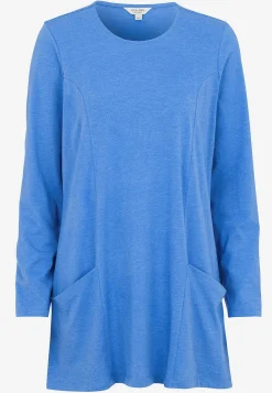 Clearance Trikåtunika med fickor Tunikor|Plus Size