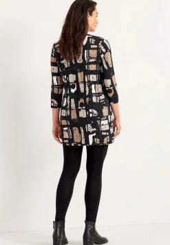 Clearance Trikåtunika med fickor Tunikor|Plus Size