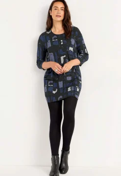 Hot Trikåtunika med fickor Tunikor|Plus Size