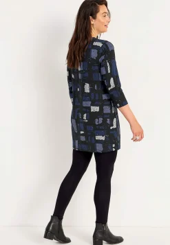 Hot Trikåtunika med fickor Tunikor|Plus Size