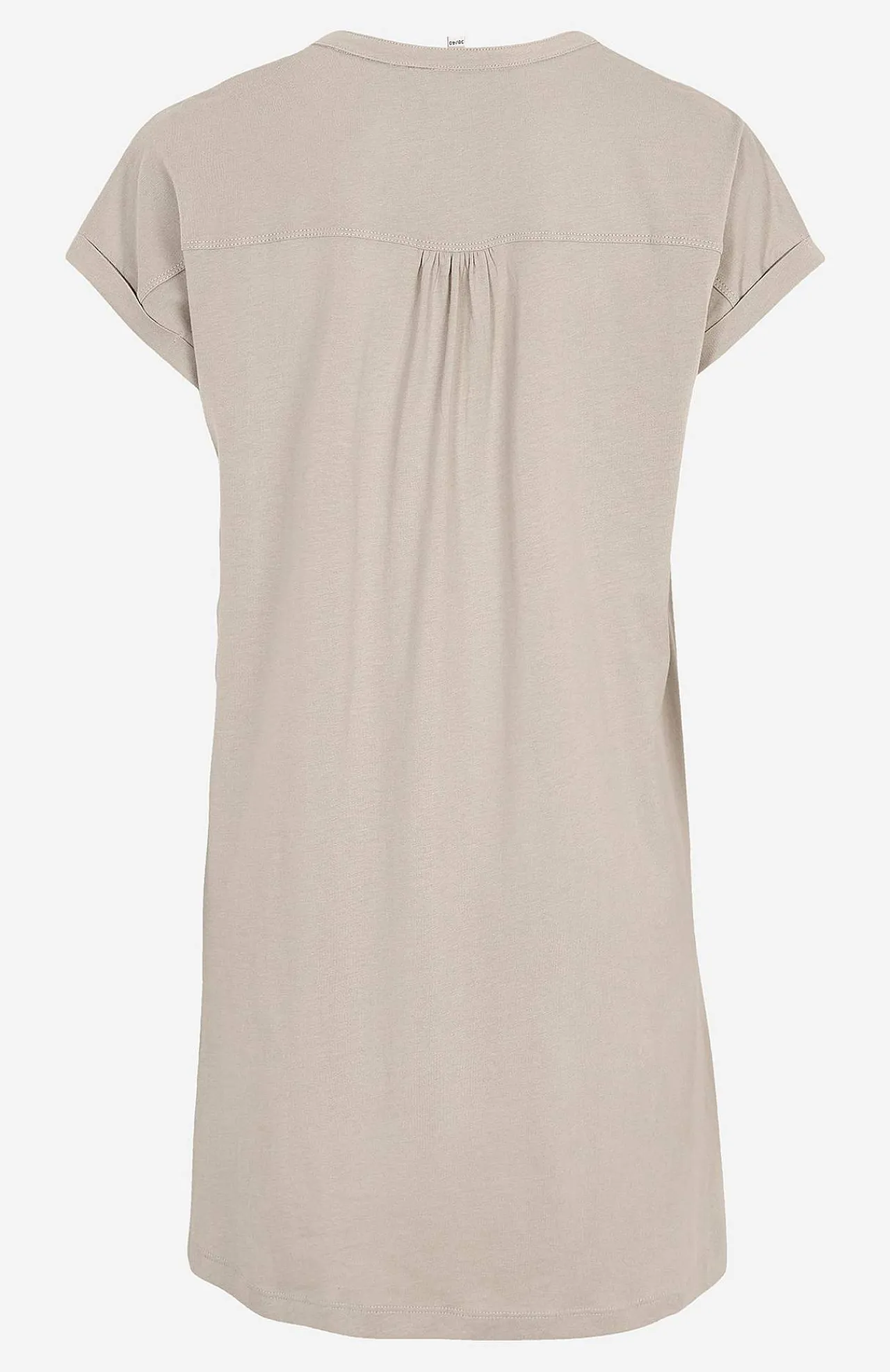 Clearance Trikåtunika med metallknappar Tunikor|Plus Size