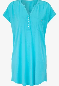 Clearance Trikåtunika med metallknappar Tunikor|Plus Size