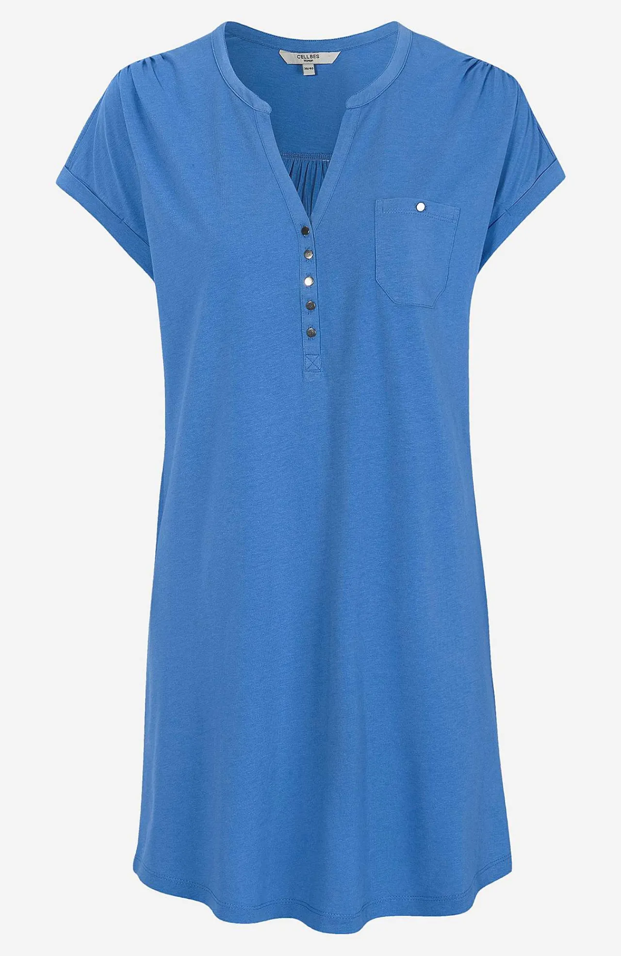 Hot Trikåtunika med metallknappar Tunikor|Plus Size