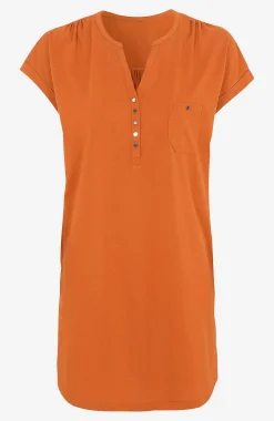 Outlet Trikåtunika med metallknappar Tunikor|Plus Size