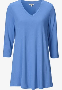 Outlet Trikåtunika med 3/4-ärm Tunikor|Plus Size