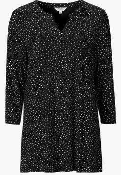 Clearance Trikåtunika med 3/4-ärm Tunikor|Plus Size