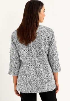 Trikåtunika med slitsar Tunikor|Plus Size