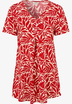 Hot Trikåtunika med smickrande veck Tunikor|Plus Size