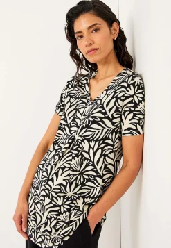 New Trikåtunika med smickrande veck Tunikor|Plus Size