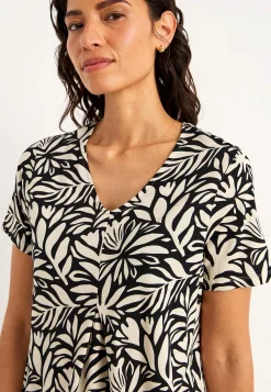 New Trikåtunika med smickrande veck Tunikor|Plus Size