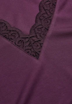 Discount Trikåtunika med spetsdetaljer Tröjor & Cardigans|Tunikor