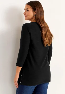Discount Trikåtunika med struktur Tunikor|Plus Size