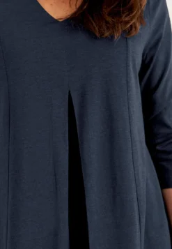 Clearance Trikåtunika med veckdetalj Tunikor|Plus Size