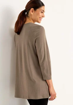 New Trikåtunika med veckdetalj Tunikor|Plus Size