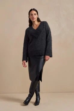 New Tröja Premium i mohair- och ullblandning Tröjor & Cardigans|Stickat