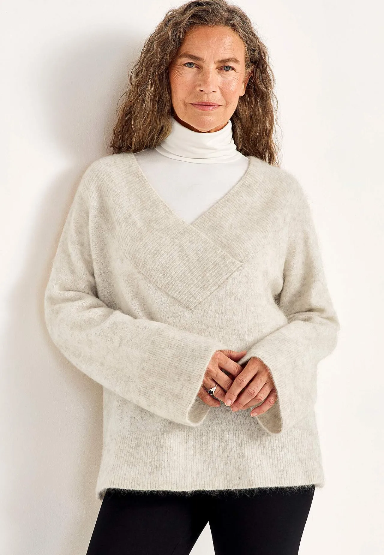 Tröja Premium i mohair- och ullblandning Tröjor & Cardigans|Stickat