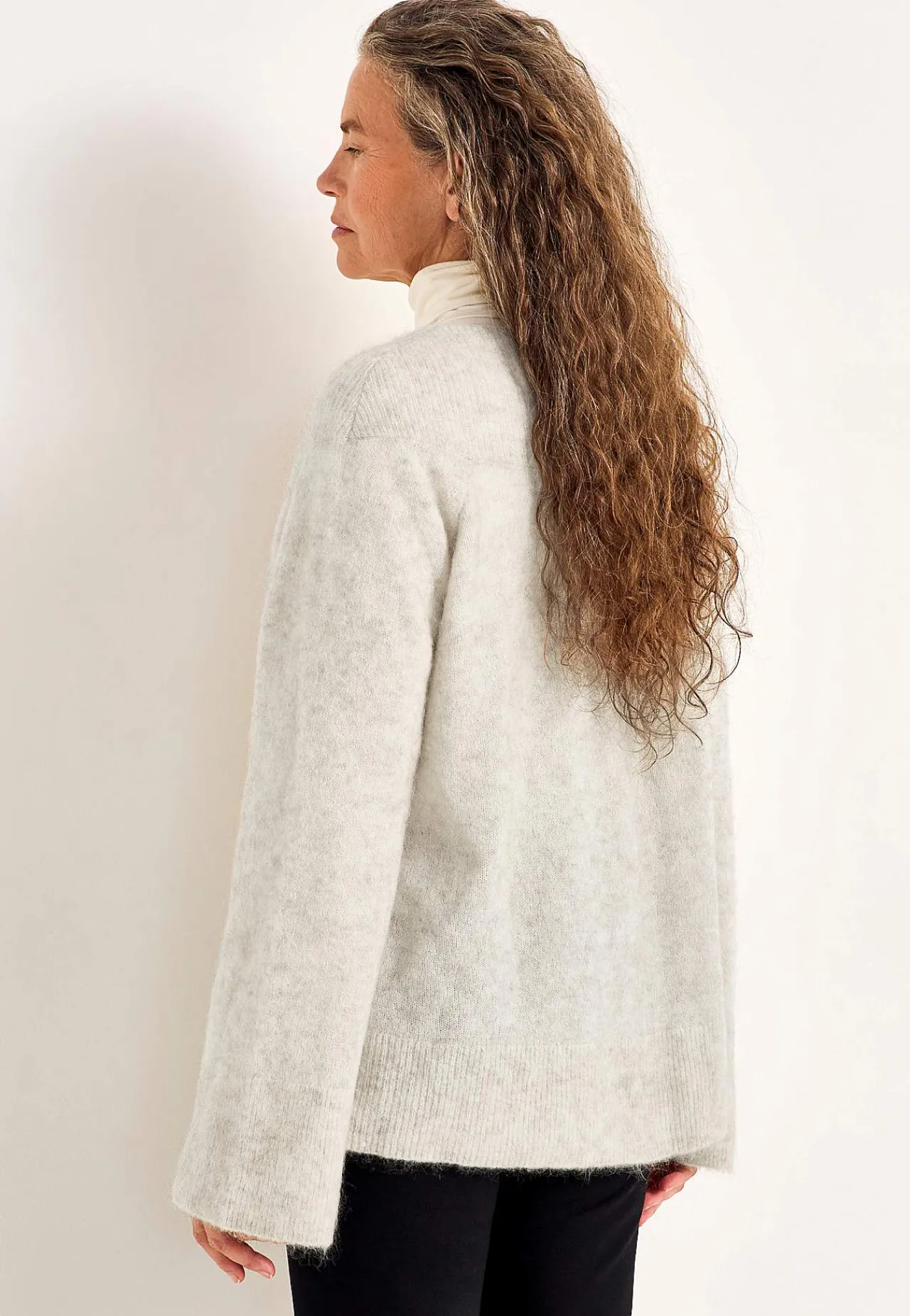 Tröja Premium i mohair- och ullblandning Tröjor & Cardigans|Stickat