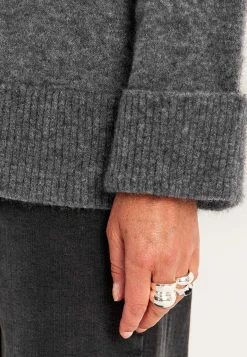 Outlet Tröja Premium i mohair- och ullblandning Tröjor & Cardigans|Stickat