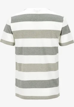 Outlet T-shirt med breda ränder Johannes T-Shirts & Pikétröjor|Plus Size