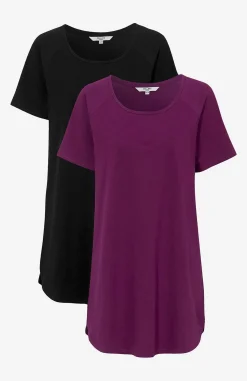 Sale Tunika i ekologisk bomull Alex 2-pack Toppar & T-Shirts|Tunikor