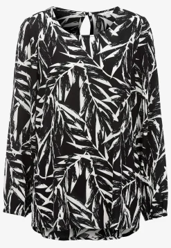 Outlet Tunika med strukturvävt tyg Tunikor|Plus Size