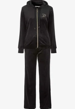 New Tvådelat velourset Plus Size|Sov- & Myskläder