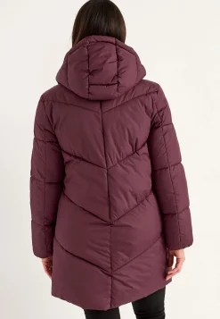 Varm jacka med fluffig vaddering Jackor & Kappor|Plus Size