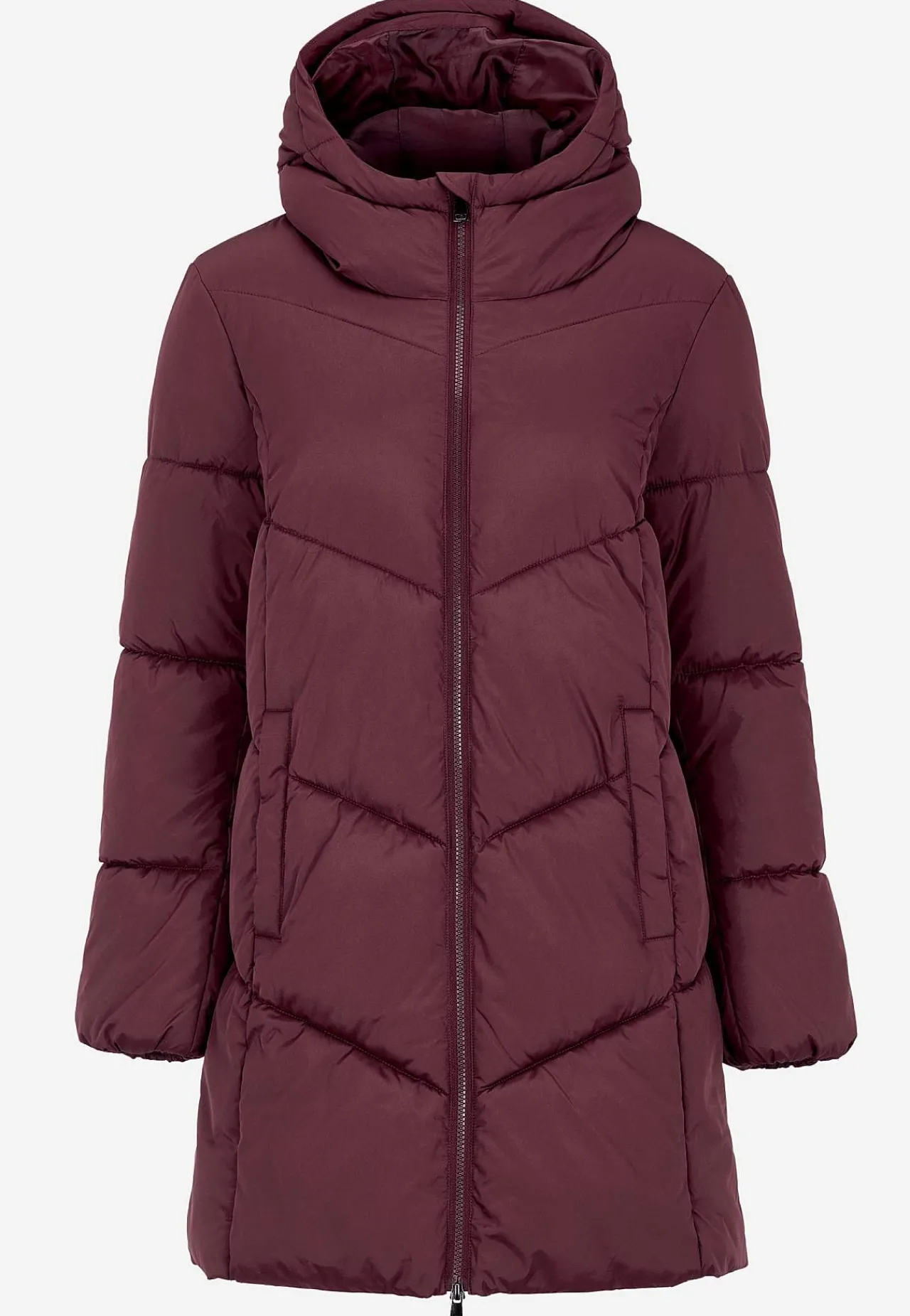 Varm jacka med fluffig vaddering Jackor & Kappor|Plus Size