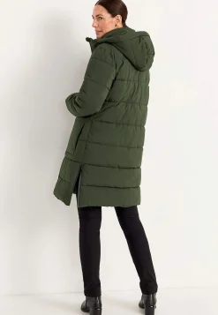 Varm jacka med sidodragkedjor nertill Jackor & Kappor|Plus Size