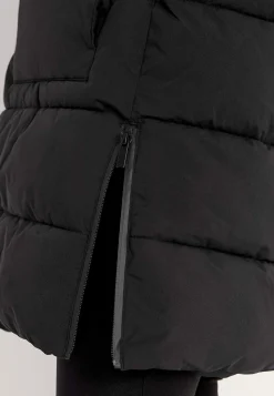 Varm jacka med sidodragkedjor nertill Jackor & Kappor|Plus Size
