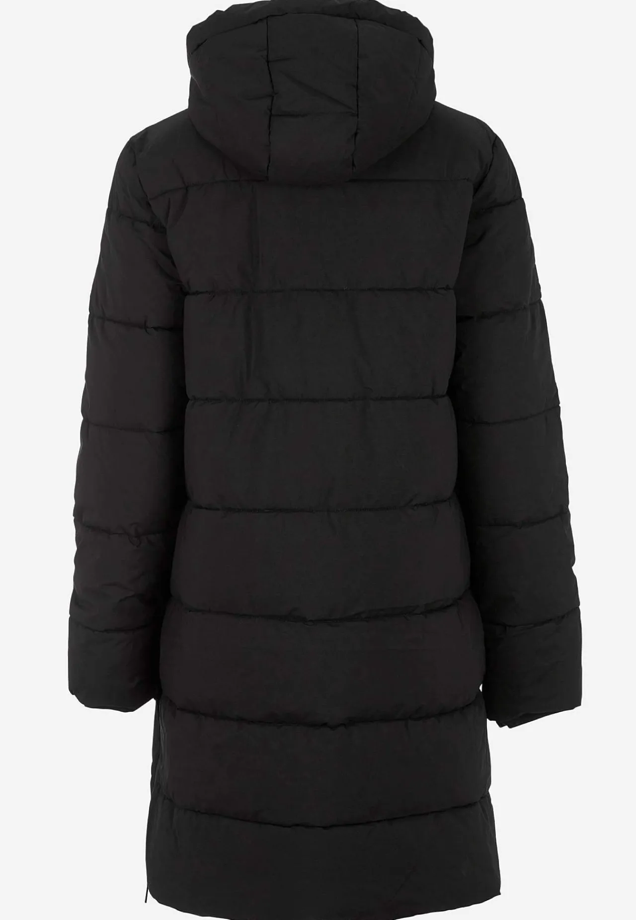 Varm jacka med sidodragkedjor nertill Jackor & Kappor|Plus Size