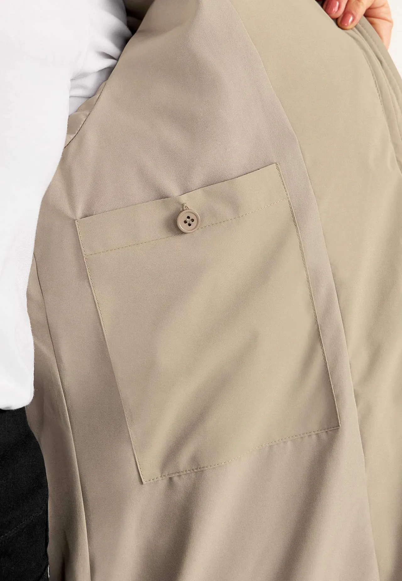 Hot Varm jacka med sidodragkedjor nertill Jackor & Kappor|Plus Size