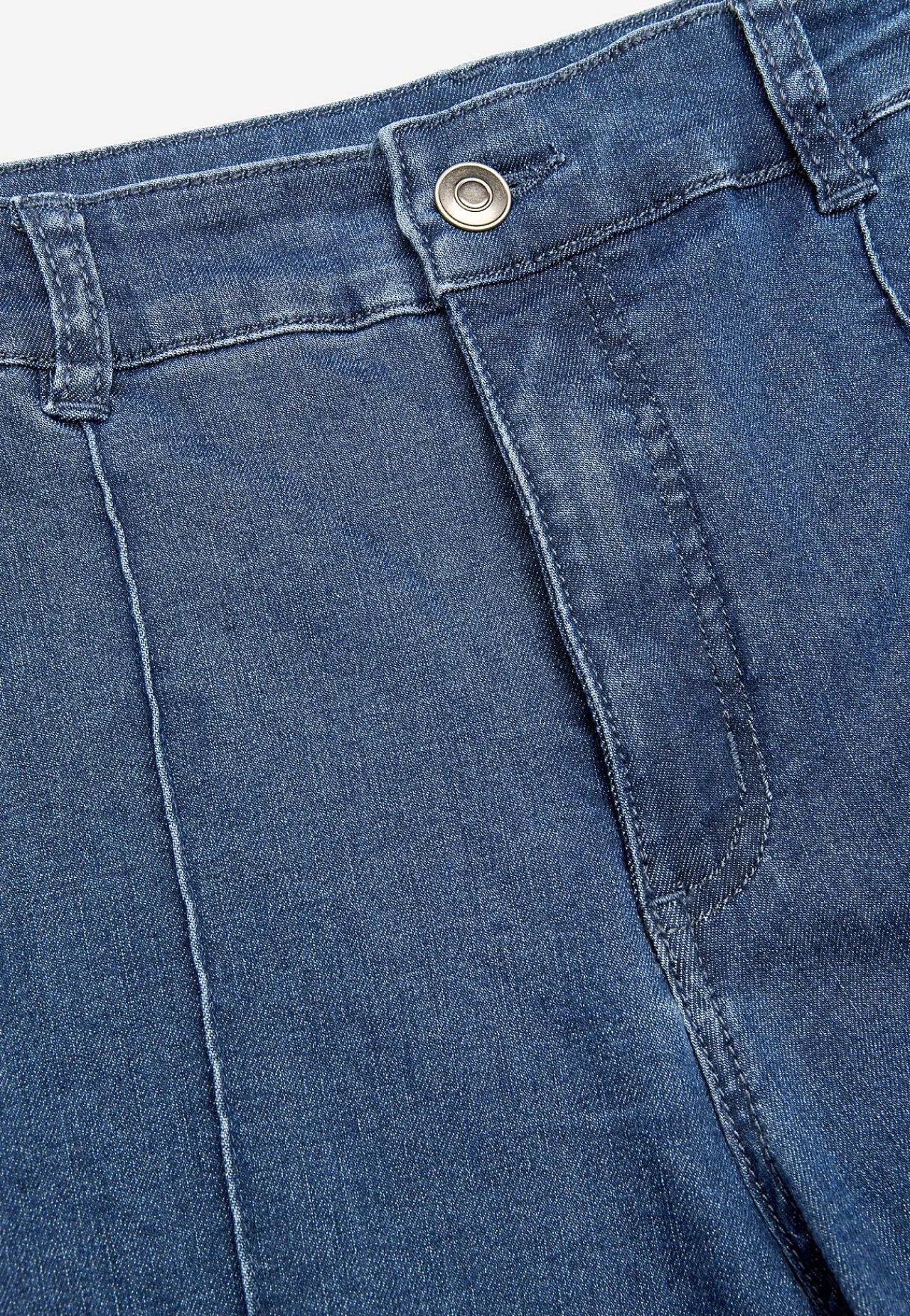 New Vida jeans med sydda pressveck Mia Jeans|Jeansplagg