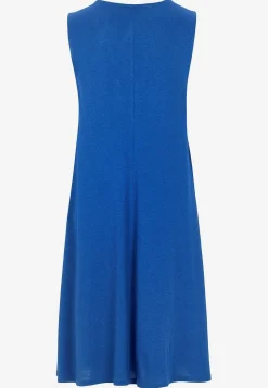 Clearance V-ringad, ärmlös trikåklänning Klänningar & Kjolar|Plus Size