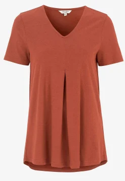 Clearance V-ringad trikåtopp Toppar & T-Shirts|Plus Size