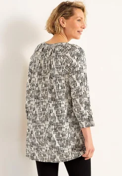 Discount V-ringad trikåtunika Tunikor|Plus Size