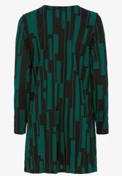 Hot V-ringad trikåtunika med fickor Tunikor|Plus Size