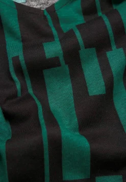 Hot V-ringad trikåtunika med fickor Tunikor|Plus Size