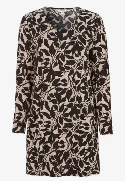 Online V-ringad trikåtunika med fickor Tunikor|Plus Size