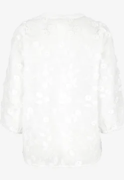 Best Vävd blus med brodyr Toppar & T-Shirts|Skjortor & Blusar